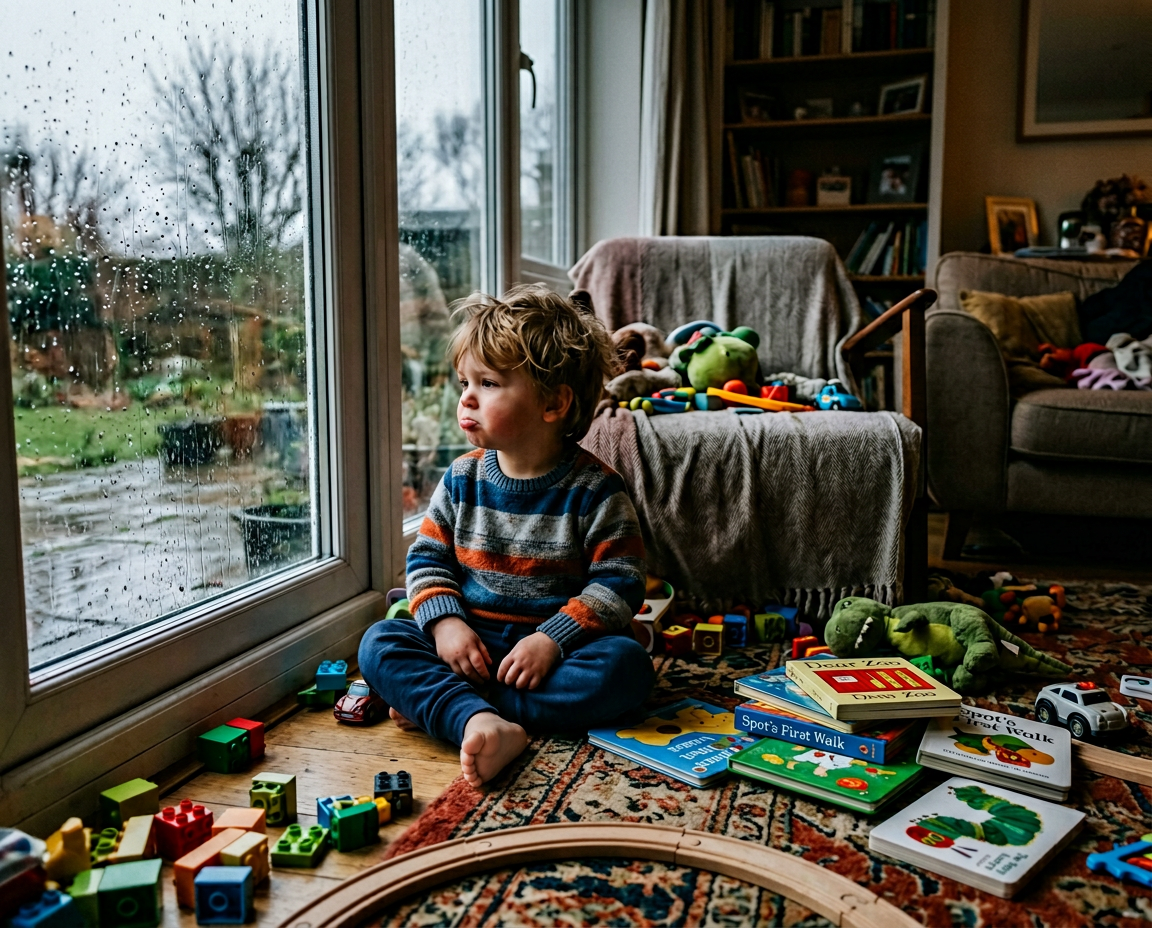 Kleinkind bei Regen beschäftigen: 10 Ideen, die wirklich klappen